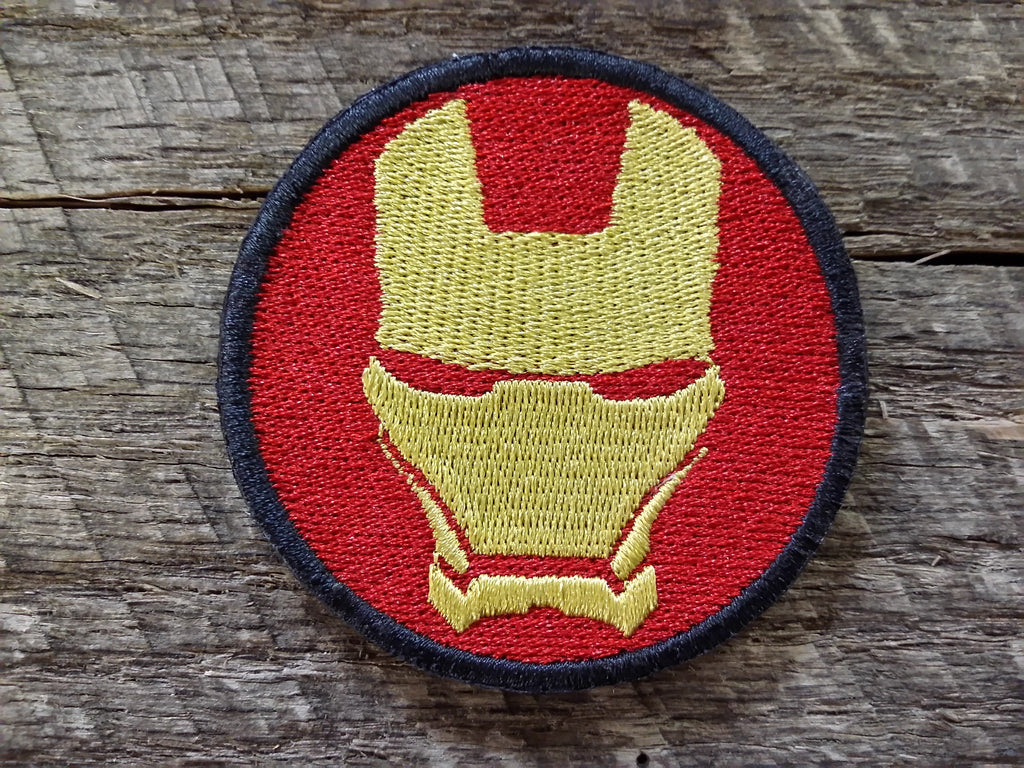 iron man helmet circle Iron Man Helmet Patch – SDS Threads