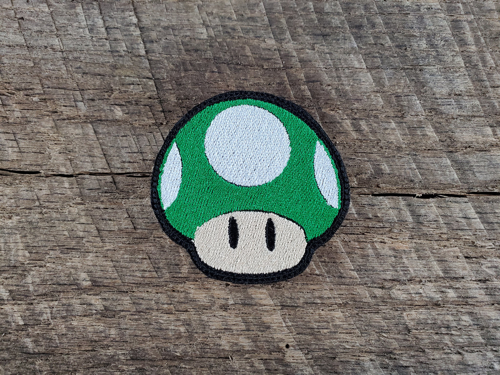Shop Patches Embroidered Super Mario Mushroom with great discounts