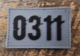 USMC MOS PVC Patches