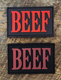 Beef PVC Patches