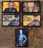 Historical Figures Sublimated Patches