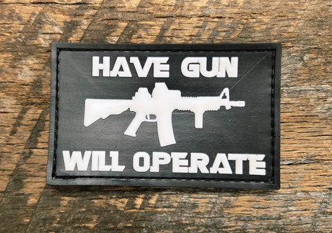 Have Gun Will Operate PVC Patch