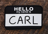 Hello My Name Is PVC Patches