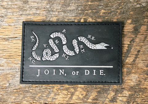 Join or Die PVC Patch
