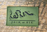 Join or Die PVC Patch