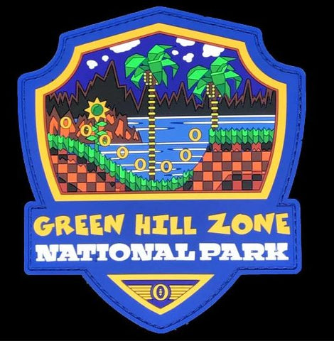 Sonic The Hedgehog Green Hill Zone PVC Patch