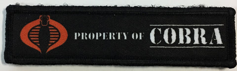 GI Joe Property of Cobra Patch