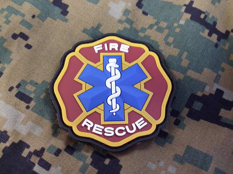 Fire and Rescue PVC Patch