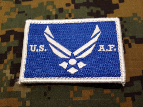 US Air Force Color Hook and Loop Patch
