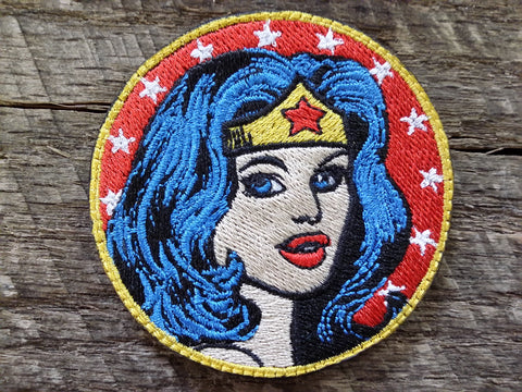 Classic Wonder Woman Circle Patch