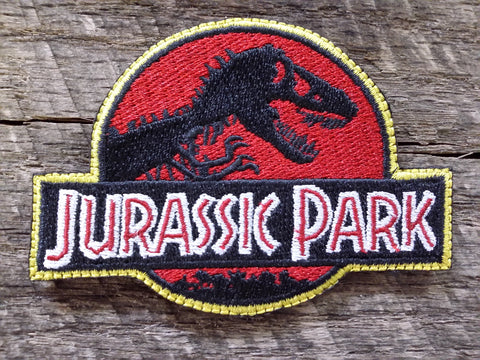 Jurassic Park Logo Patches