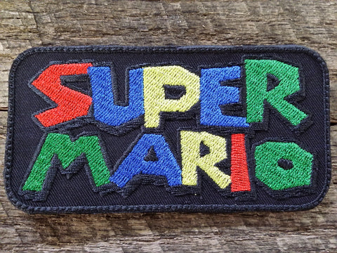 Super Mario Logo Patch