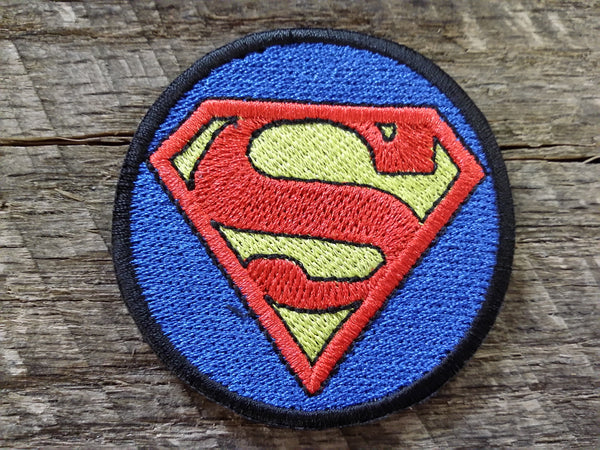 Superman Hook and Loop Patch