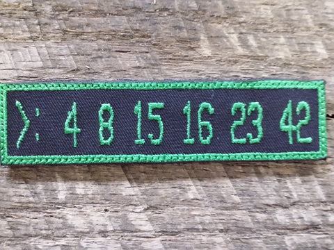 "Lost" Television Series- Numbers Patch