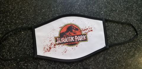 Bloody Jurassic Park CLOTH Face Mask