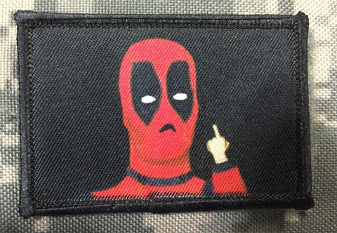 Deadpool Tiny Middle Finger Patch