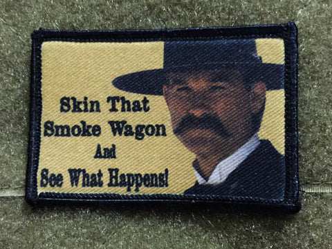 Tombstone Skin that Smoke Wagon Hook and Loop Patch