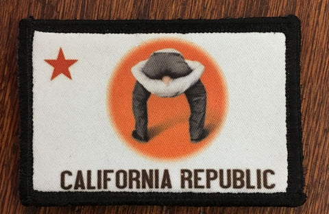 California Republic Head in Ass Patch