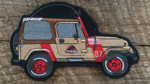 Jurassic Park Hard Top Jeep Embroidered Patch
