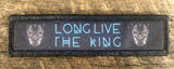 Long Live the King Black Panther Patch 1x4