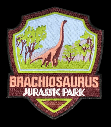 Brachiosaurus Jurassic Park National Park Patch Embroidered
