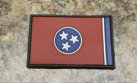 Tennessee Flag PVC Patch