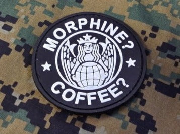 Morphine? Coffee? Starbucks PVC Patch